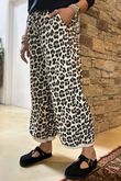 The Scamp Leopard Demi Bloom Pant Ecru